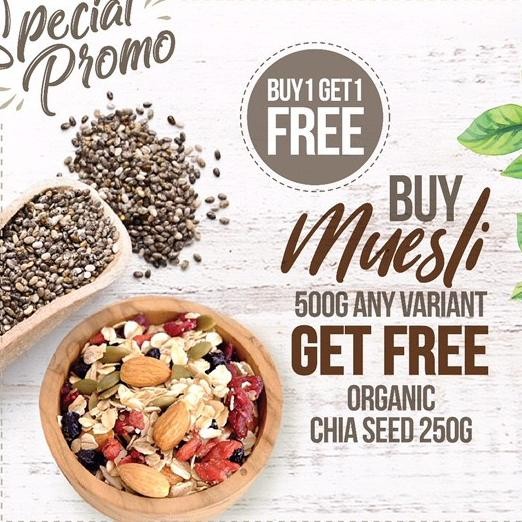 

Buy 1 Get 1 Free Buy Muesli Get Free Organic Chia Seed 250Gr