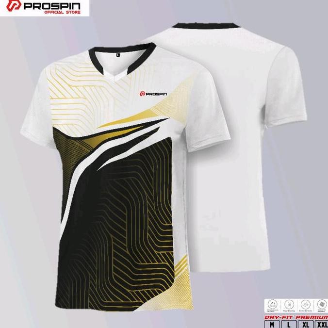 ProSpin Infinity Baju Olahraga Jersey Badminton Premium Dewasa Jersey Voli Printing Sablon DTF Polie