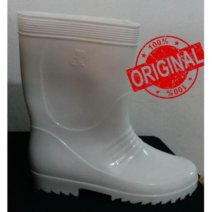 BEST SELLER Sepatu Boots AP Putih Pendek Original