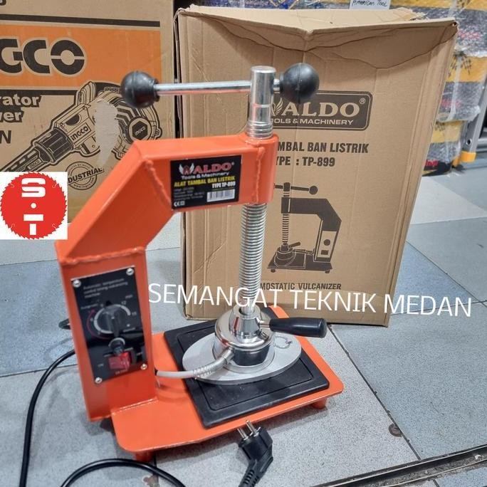 MESIN ALAT TEMPEL TAMBAL BAN ELEKTRIK LISTRIK TIMER AUTO ALDO TP-899 ORIGINAL DAN TERPERCAYA