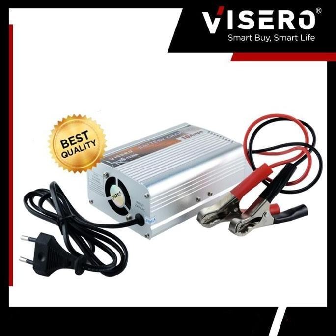 Visero Vio-1220A Battery Charger 20A 12V Charge Accu Cas Aki Baterai
