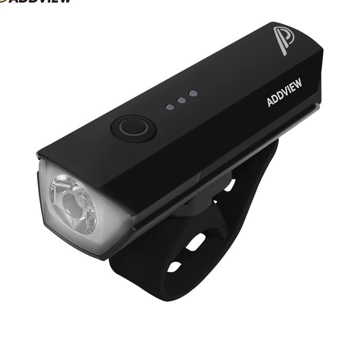 Addview Lampu Sepeda Untuk Berkendara Malam Terang 600 Lumens Senter Tahan Air Usb Recharge