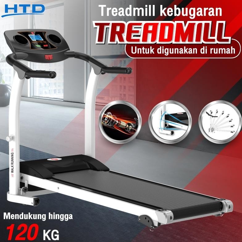 Ready HTD Sport Treadmill Lipat  Treadmill Elektrik TYPE M2 Alat Olahraga Lari Running Pad Walking C