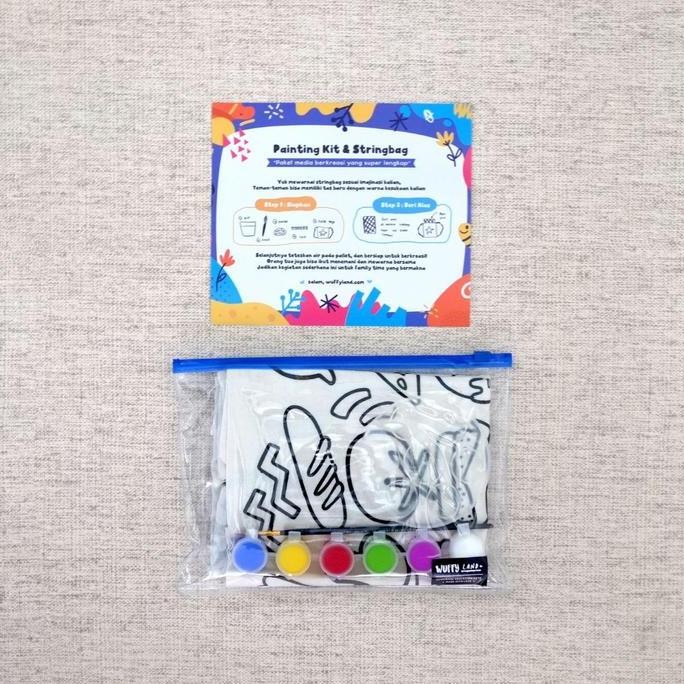 

Painting Kit String Bag - Food (Paket Lengkap Melukis)