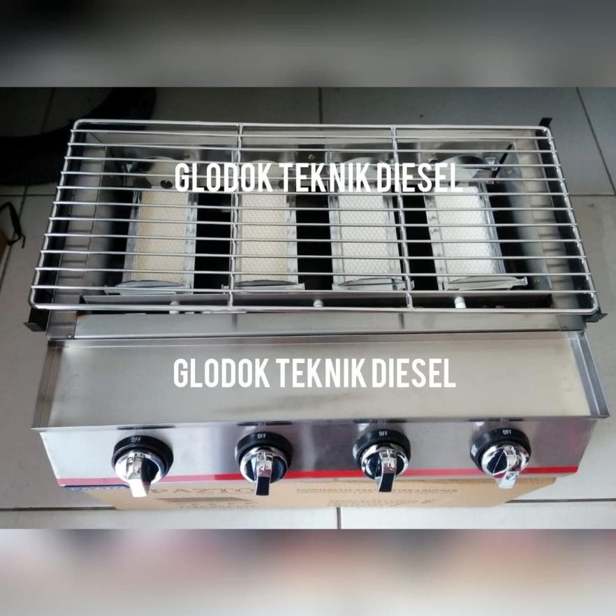 ALAT PANGGANG GAS 4 TUNGKU PANGGANGAN PORTABLE ORIGINAL