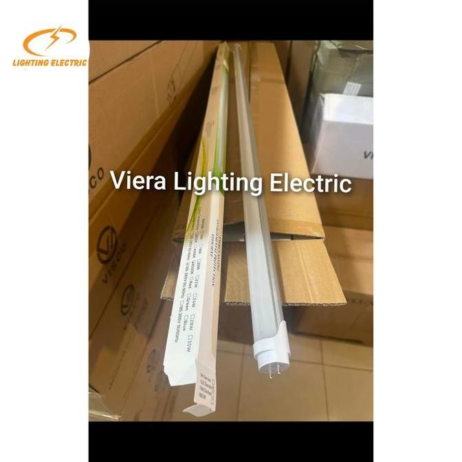 Lampu tl t8 led 40W 40Watt 40 Watt Alumunium Acryilic 120cm Putih Visco