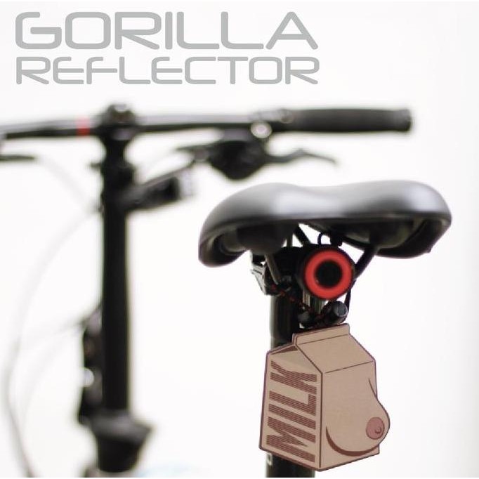 GORILLA REFLECTOR - MILK dewasa bokep - reflektor sepeda seli mtb rb