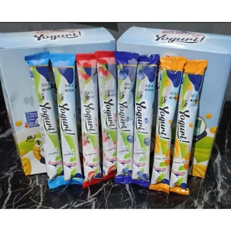 

Cimory Yogurt stick 1 box isi 25 pcs 5 varian rasa segar Murah Bandung Nugi