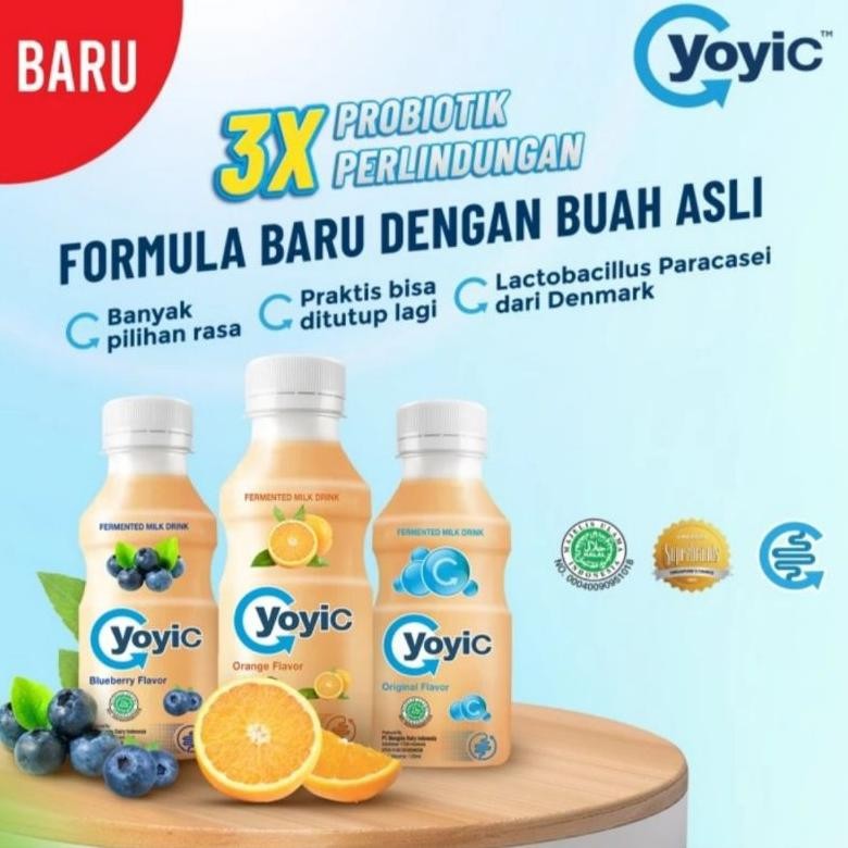 

Yoyic Minuman Yogurt Susu Fermentasi 12pcs x 130ml (PACK) Nugi