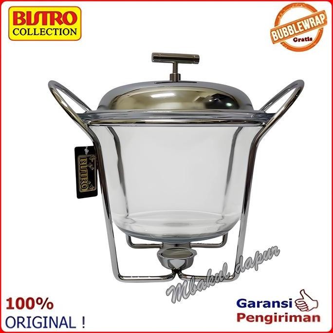 Wadah Saji Kaca Wadah Saji kaca Prasmanan Kaca 4 Liter B0 1800