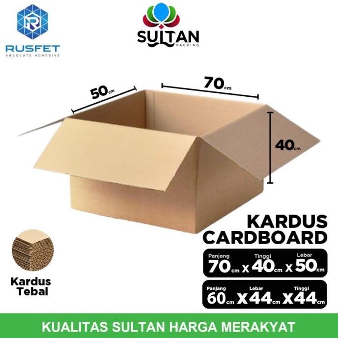 

KARDUS PACKING KARTON BOX 70x50x40cm Dus Kotak Packaging Polos tebal Nugi