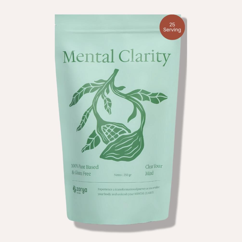 

Zarya Cacao Super Powder Mental Clarity Cacao Powder Blend with Lion's Mane, Bacopa Monnieri, Ginkgo Biloba & Rhodiola Rosea - Premium Brain Support Formula for Focus, Memory, Mental Performance And Relieves Brain Fog Nugi