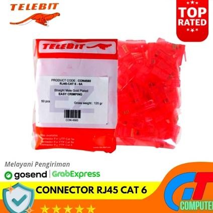 conector RJ45 Cat 6 Telebit Original Nugi