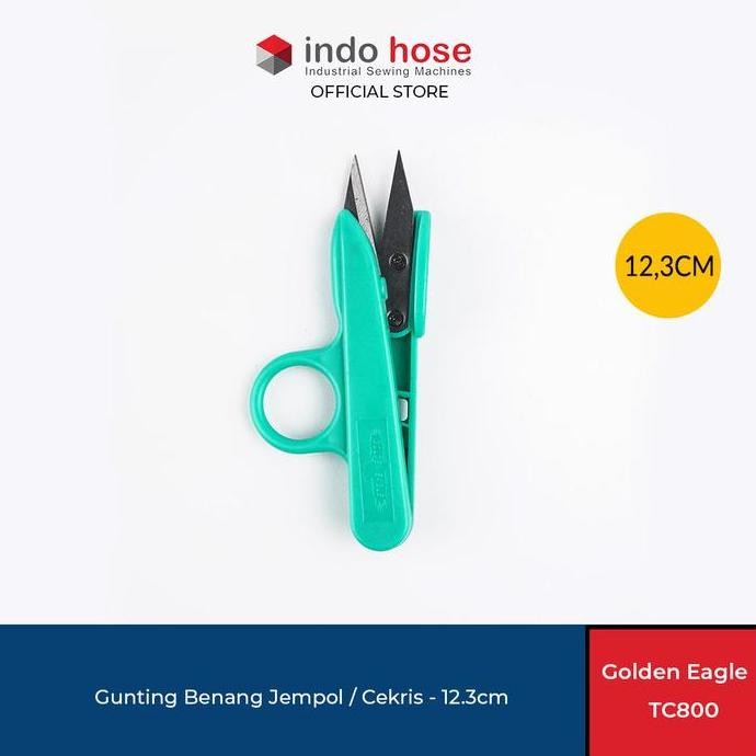

Indohose Golden Eagle TC800 Gunting Benang Jempol / Cekris - 12.3cm