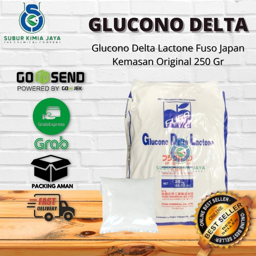 

Glucono Delta Lactone GDL Fuso Japan Food Grade / Cioko Sekau Tahu / Fuso Kembang Tahu 250 GR Nugi