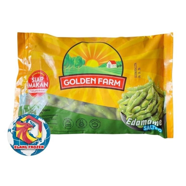 

Edamame Golden Farm Siap Makan 450gr Salted Nugi