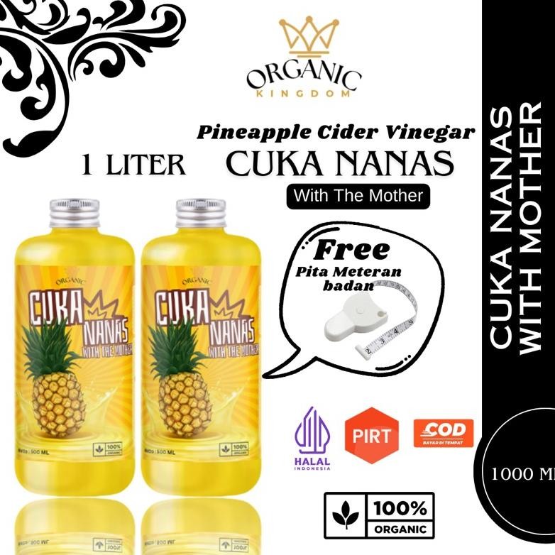 

1 Liter Cuka Nanas With Mother Diet Pelangsing Penurun Kolesterol Darting Nugi
