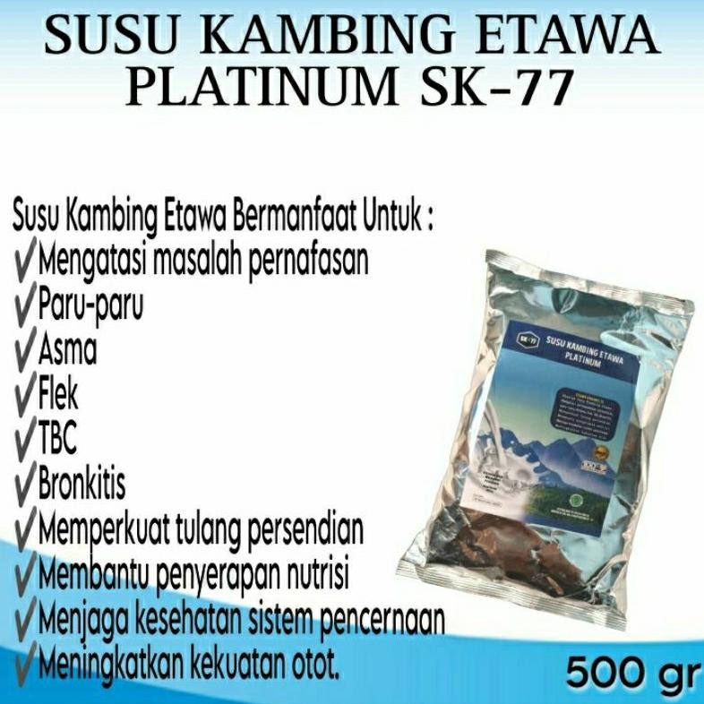 

SUSU KAMBING ETAWA PLATINUM SK77 ORIGINAL 500gr Nugi