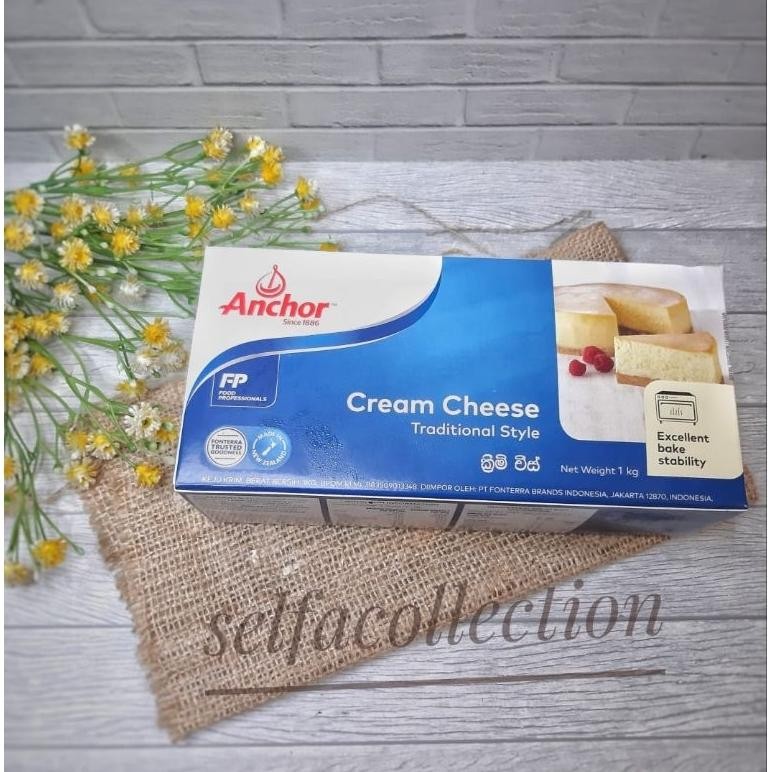 

Anchor Cream Cheese 250gr 1kg Kemasan Original Nugi