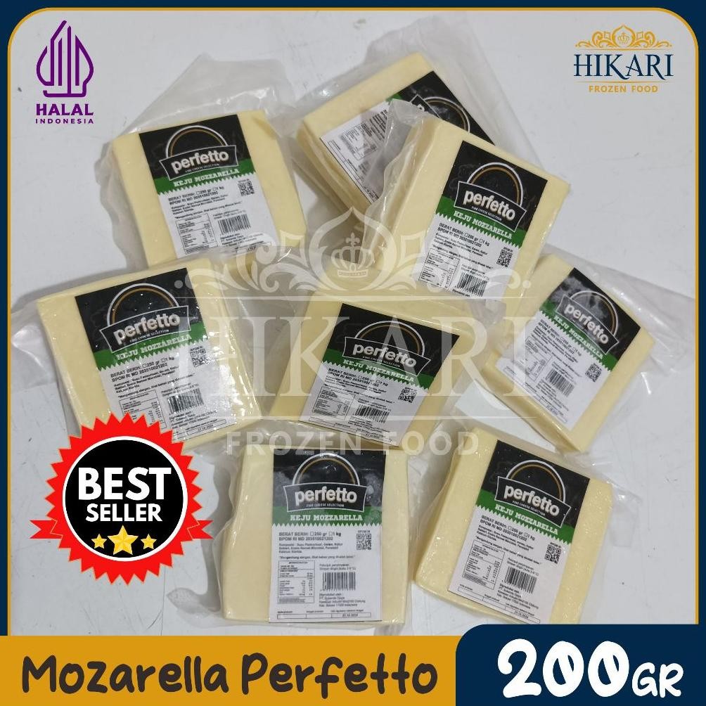 

Keju Mozzarella Perfetto - Mozzarella Chesse 200gr Nugi