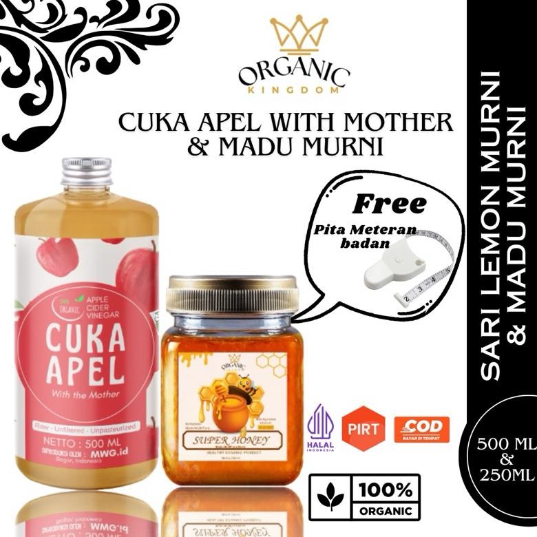 

Bundling Cuka Apel With Mother + Madu Murni 250ml Original 100% Nugi