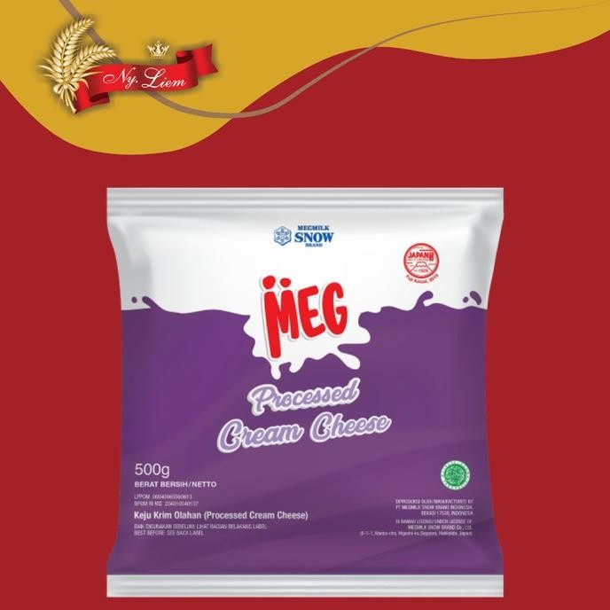 

Meg Processed Cream Cheese / Keju Krim 500 Gram Nugi