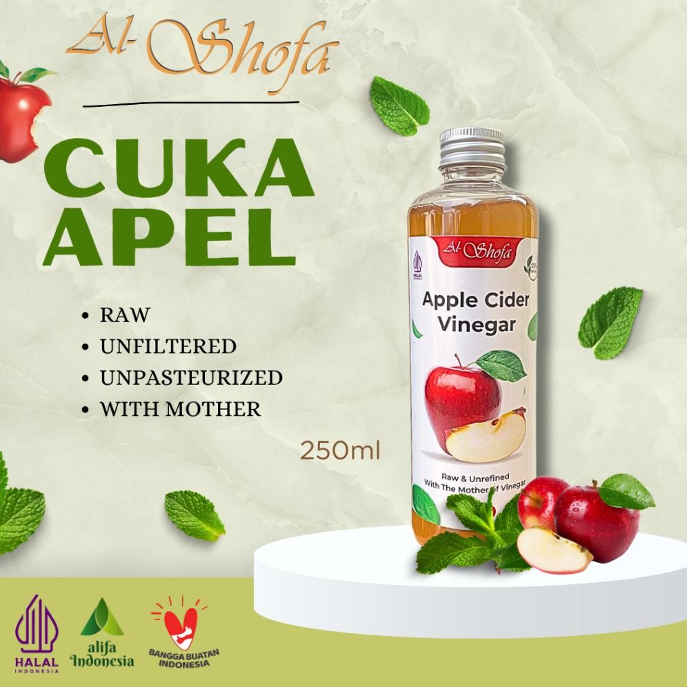 

Al Shofa Cuka Apel 250ml With Mother Nugi