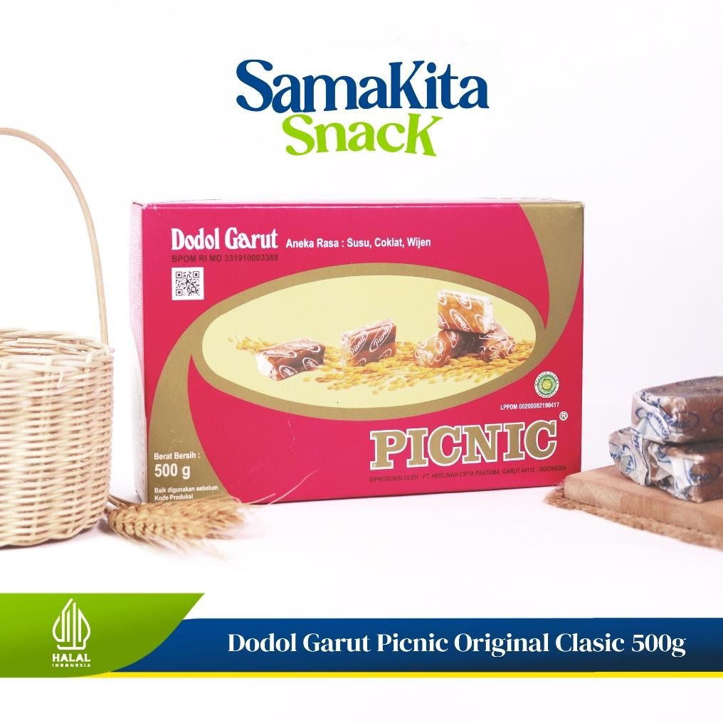 

Dodol Garut Asli 500gram Berkualitas Original Gratis Ongkir- PICNIC Classic 500 Gram Nugi