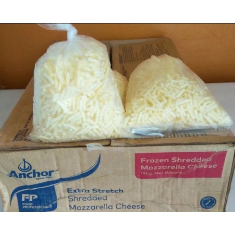 

Keju Mozarella Anchor Sheredded/Mozzarella Anchor Parut 1kg Nugi
