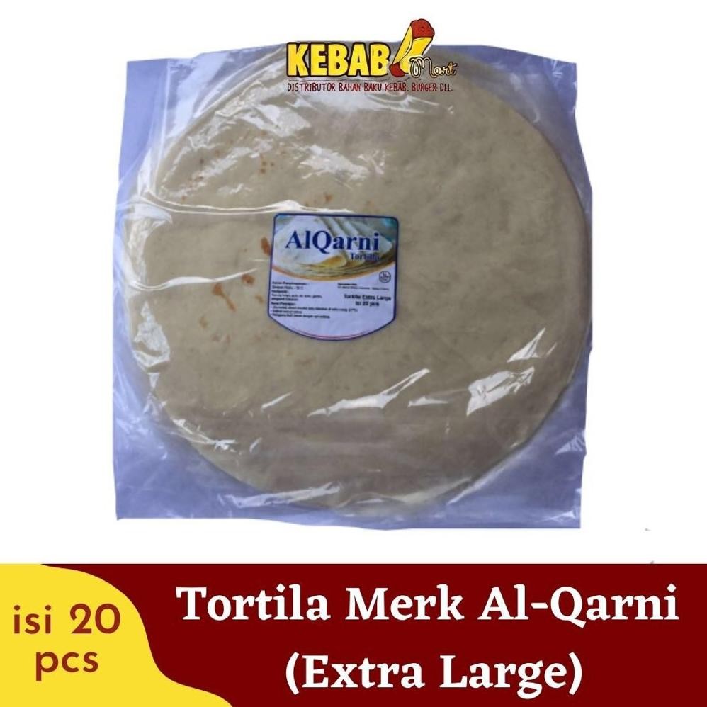 

Kulit Kebab Tortila JUMBO Merk Al - Qarni Nugi