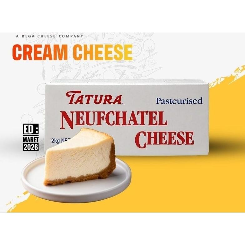 

Tatura Neufchatel Cream Cheese 250gr Krim Keju Halal Made Australia Nugi
