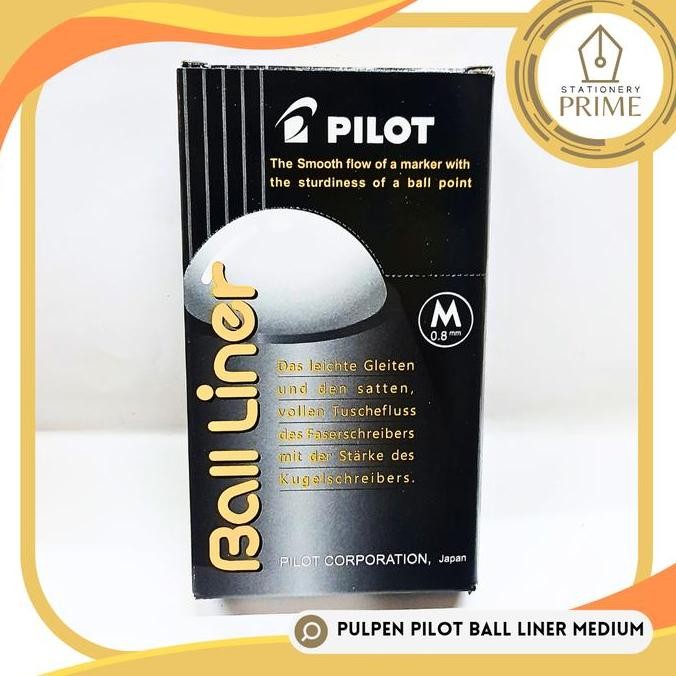 

Pulpen / Ball Point Pen Pilot Ball Liner Medium 0.8 Mm Bl-5M [ Piece ]