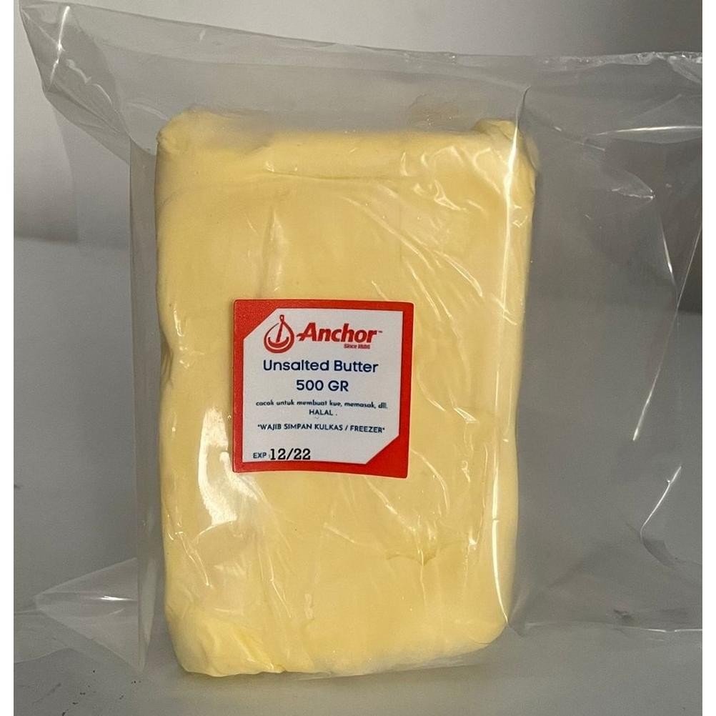 

500 GR Unsalted Butter Anchor 500 gram / Butter Anchor Nugi