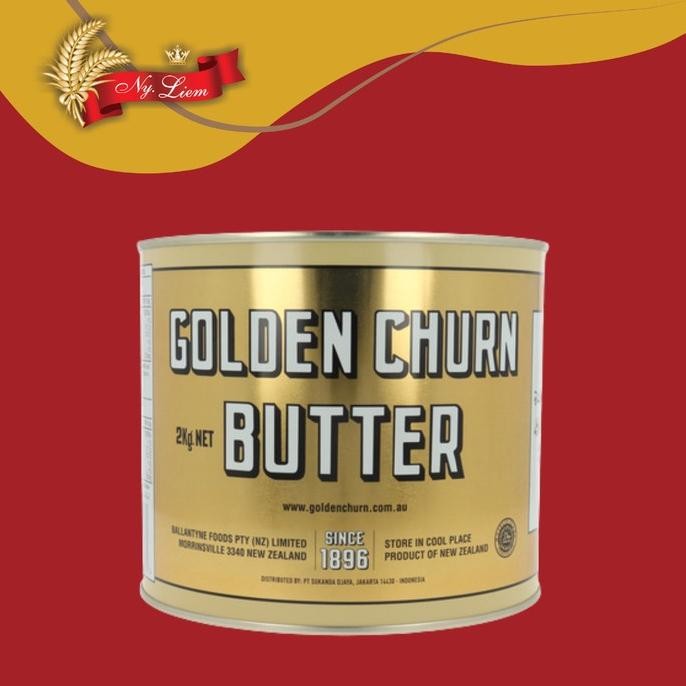 

GOLDEN CHURN Creamery Butter / Mentega 2 kg Nugi