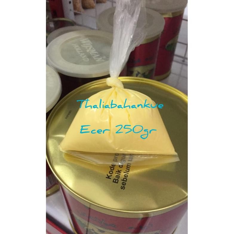 

Wysman Wisman Butter Asli Diecer 250gr Dari Kaleng 2.270gr Nugi