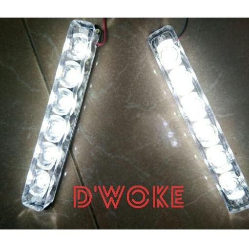 LAMPU DAJJAL LAMPU MOTOR  TERANG LAMPU STROBO ROTATOR TOURING LED DRL 6 MATA,SEIN VARIASI MOTOR & MO