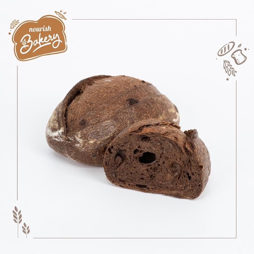 

Country Chocolate - 100% Sourdough Country Bread Long Fermentation (Vegan) 600gr Nugi