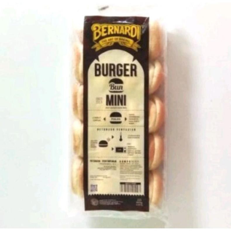 

BERNARDI Roti Burger Mini Polos Isi20 (Tahan suhu ruangan 3hari) Nugi