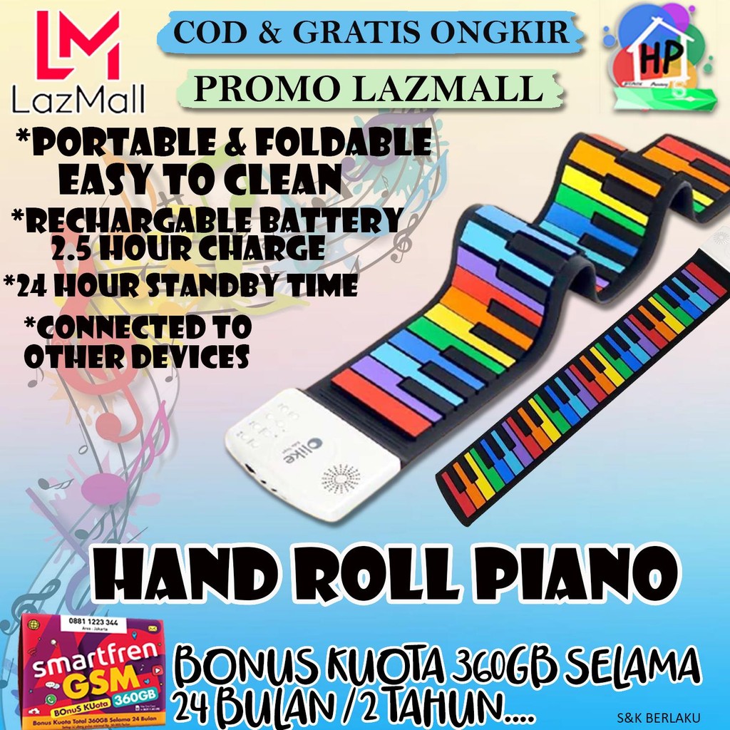 Olike Hand Roll Piano / Edu Toys