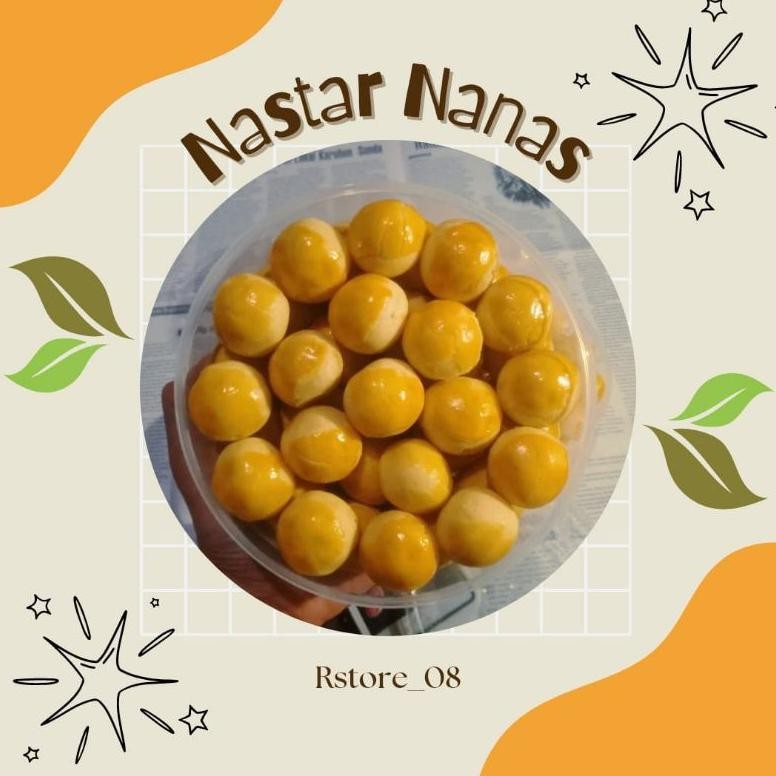 

GOLDEN NASTAR PREMIUM SELAI NANAS 500 Gram/Toples kue Kering snack Makanan, Crispy, Cemilan ,lebaran Nugi