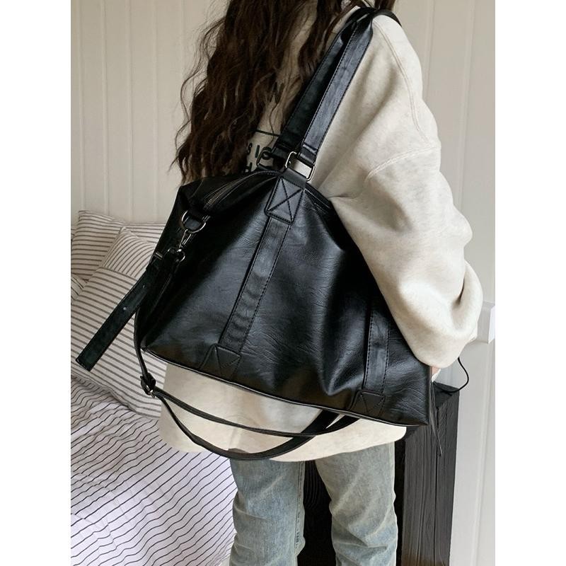 Tas Selempang Kulit Wanita Tas Cewek Jinjing Bahu Besar Luggage Travel Bag Gc 8786