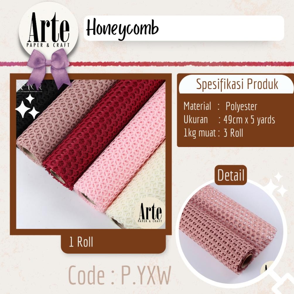 

1 Roll Honeycomb Kertas Buket Korea Bunga Flower Wrapping Paper Kado Roll Arte Grosir Jakarta P.YXW Nugi
