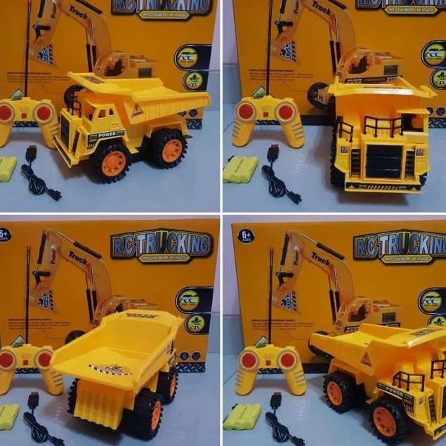 Mobil Dump Truk Remote Control-Rc Car Dump Truk- Mainan mobil truk