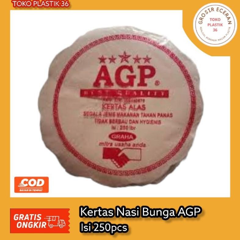 

Kertas Nasi Bunga AGP isi @250 Lembar - TokoPlastik36 Nugi