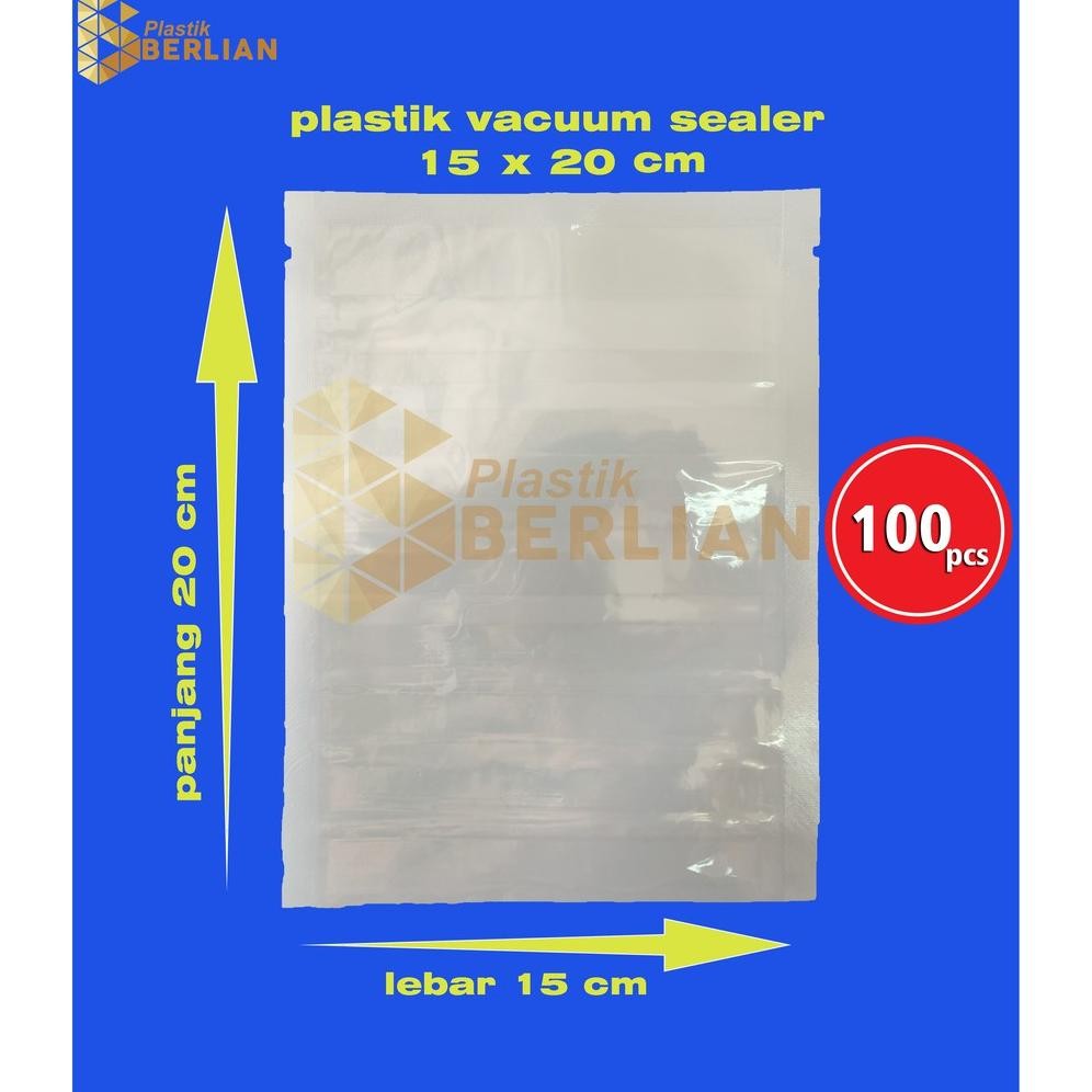 

Plastik Vacuum 15X20 cm Promo Vacum Bag Sealer isi 100 Nugi