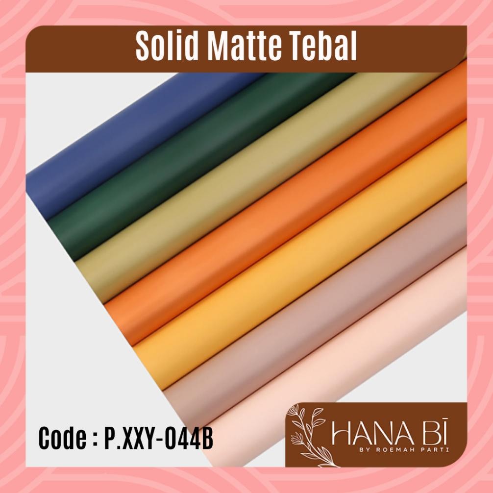 

20 Lembar Cellophane Solid Matte Tebal Sinowrap Ori Kertas Buket Bunga Korean Tebal Waterproof Flower Wrapping Paper Calor Kado P.XXY-044B Nugi