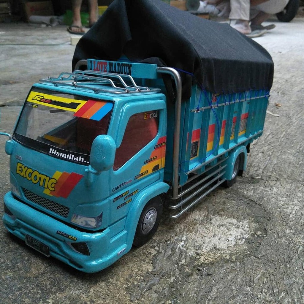 promo sepesial truk oleng miniatur kayu asli mobil oleng mainan anak keren kekinian mobil mobilan