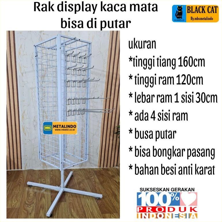 Terlaris Ram Display Putar Hanger Display Putar Standing Display Acesories Putar Besi Tebal