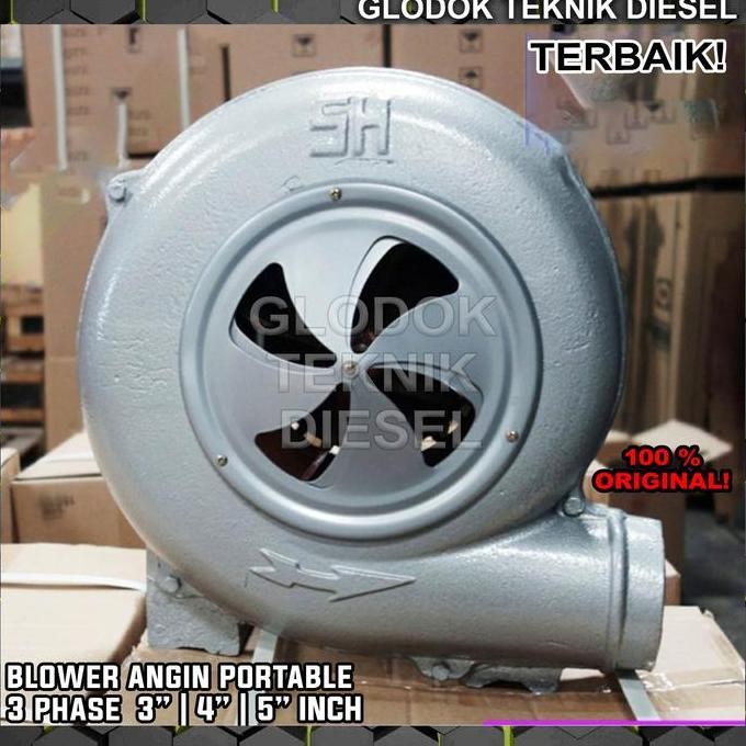 Morris Mesin Blower Keong Angin Rrc 3" 4" 5" Inch 3 Phase Original