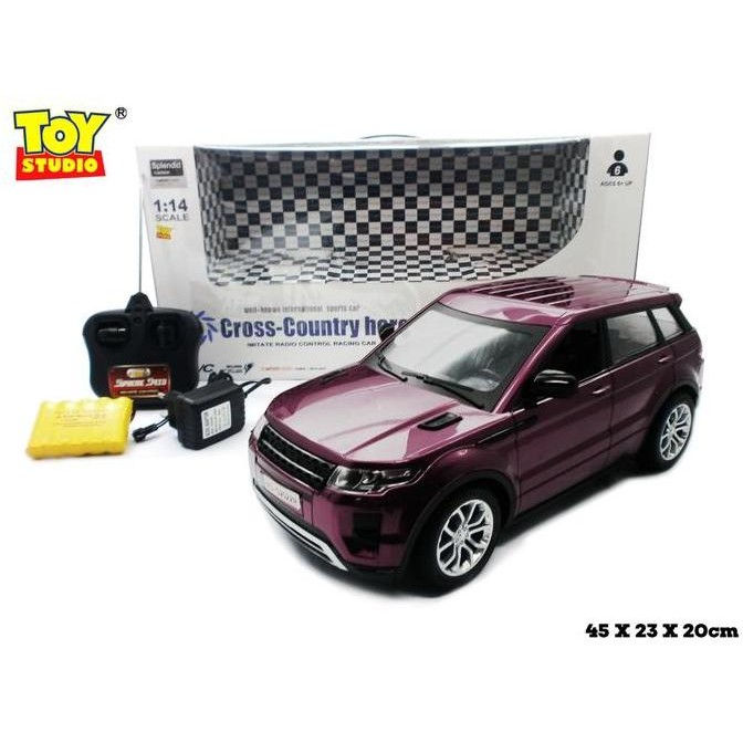 Mainan Toy Studio Mobil Remote Control Range Rover+charger Light